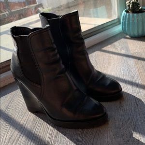 Black Wedged Michael Kors Booties